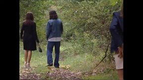 Wonderful MILF with Big Nipples Fucked and Cummed Inside Pussy by Big Amateur Cock in the Woods