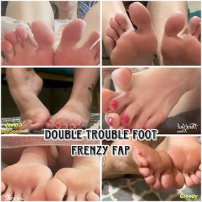 Double Trouble FootFetish Frenzy with Goddess Nola