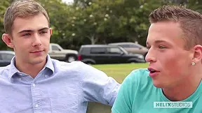 Horny Sex Clip Gay Big Dick New Show With Brad Chase, Kody Knight And Brad Knight