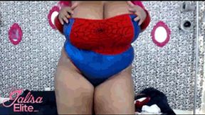 Super Heroine Tease and BJ Compilation (MP4 Version)