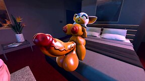 Gwen, Rouge, Tifa and Big Everything: A Futanari Parody