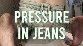 Pressure in jeans