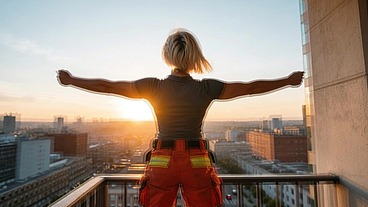 BEAUTIFUL BLONDE FIREFIGHTER GETS FUCKED AT THE STATION BY HER CAPTAIN- PORN IN SPANISH-AI PORN