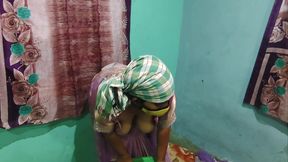After Shower Sex with Saree and She Love It