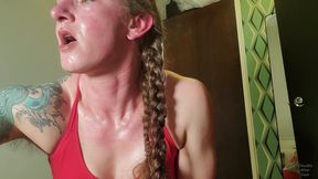 Muscle Girl Claudia’s Sweaty Hiit Workout