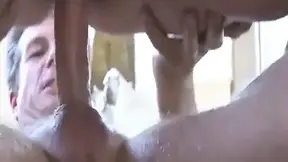 Wild Car Threesome Blondes Ride Hard Cock