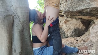 A walk in the park with my friend ended with me fucking her.