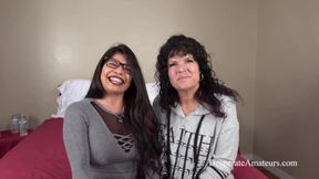 Casting hot threesome group sex big tit milf action getting their pussies stretched by big cocks in