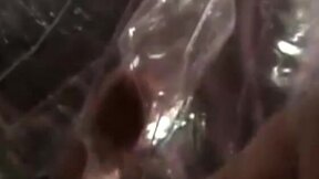 Nerdy amateur  men stuffing his huge cock in sex doll