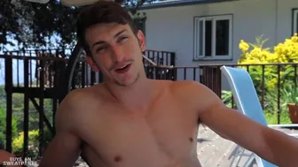 Ollie Versace and Michael Jackman bareback jocks fuck hard