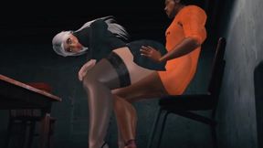 Brazilian Nun visits inmate 3D animation TK17