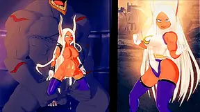 Heroine Falls to Noumus Strength – My Hero Academia Hentai Defeat