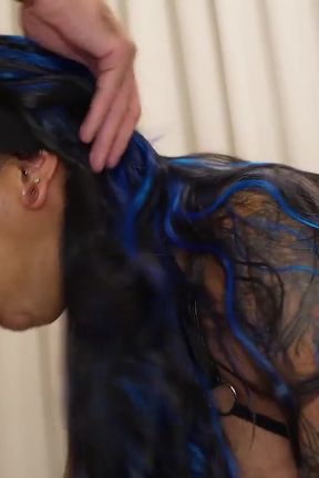 Stunning Black Goth Hottie Annie Verse Loves Taking Huge Cock &amp; Cumshot