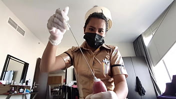 Edging and Milking by Sadistic Nurse DominaFire