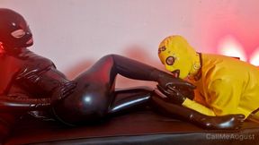 Latex Toe Socks Foot Worship