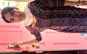 The Big Boobs Girl Next Door Comes Over