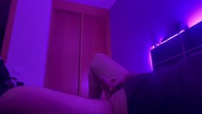 A Bear Cumming in Bed