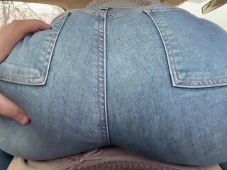 Grinding on Stepbrother's Rod untill Cum Public