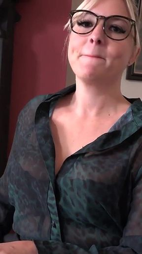 Auntjudys - Your Busty MILF Teacher Charlie Rae Sucks Your Cock (pov)