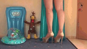 Inflatables under High Heels 3
