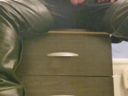 Biker daddy bates and talks dirty.