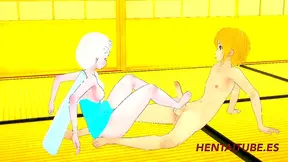 Elsa Gets Fucked & Cums Inside in Disney Frozen Hentai Footjob Fantasy