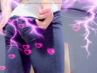 Daniela unleashed in cute recent white pants