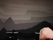 74" cumshot after full naked workout (Jay Stroke)