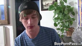 Cutie is bent over by stud and then drilled nice and deep