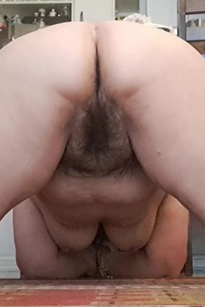 Pure MILF Doing Yoga, Showing off Her Ass and Pussy