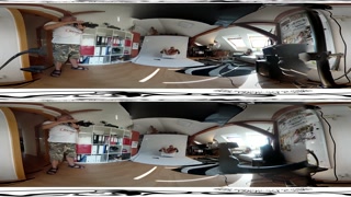 Claudia Mac 02 - Backstage before masturbation video 3DVR 360 UP-DOWN