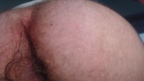 Hairy Ass Hole and Cum From a Thick Dick