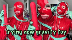 Trying new gravity toy