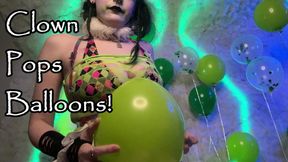 Clown Pops Balloons!