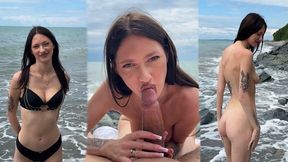 A Beautiful Stranger Didnt Refuse To Walk Naked, Offered To Fuck Her On The Beach Lolitocka