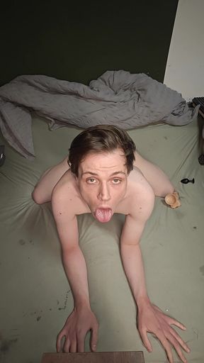 Analplay, deepthroat and my face while cumming. I'm back with some extra horny stuff.