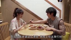 Chinese Domestic Porn Star - Busty Wife Visits Office for Naughty Encounter 91CM-016