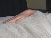 Handsfree lubed cumshot