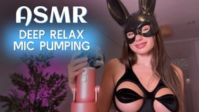 ASMR RELAX. Brunette With BIG TITS Mic Pumping and Make You Cum. Cleo Patrice