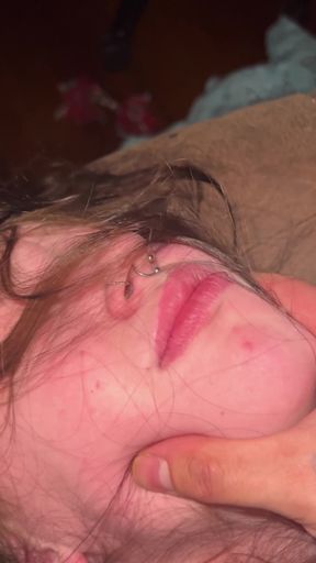 Teen Gets Face Fucked and Ass Pounded!