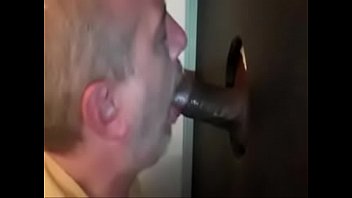 Draining Black Cock At The Gloryhole