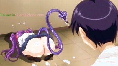 Watch this kinky anime demon chick with pigtails get pounded hard and deep in this hot hentai sex movie