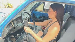 Behind the Wheel Desperation: Pumping the Gas to Warm Up the Engine