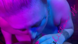KittenJJ Gets Full Cum Facial at Sex Party, More Blowjob Content on My Fansly KittenJJ, Bukkake, Cum