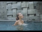 Sanktor - STRIPTEASE MASTURBATION NEAR THE SWIMMING POOL