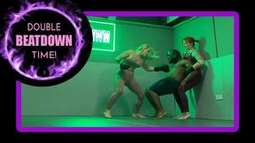 Boxing Goddesses: The KO Beating by Mel Fire and Princess Nikki (720 EN) - Female Boxing - Belly Punching - Mixboxing - Boxing - Beatdowns - Man Vs Woman - Strong Woman