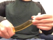 Glass Dildo Suck & Fuck Stranger Mesmerize