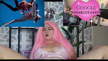 Naughty Harlot Hayes plays and cums in animated cartoon