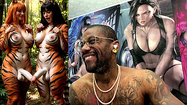 Transgender Furries Getting Hard Having Fun In Nature, AI Generated