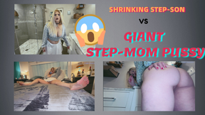 PATHETIC SHRINKING STEP-SON TRIES FUCKING GIANTESS STEP-MOM PUSSY